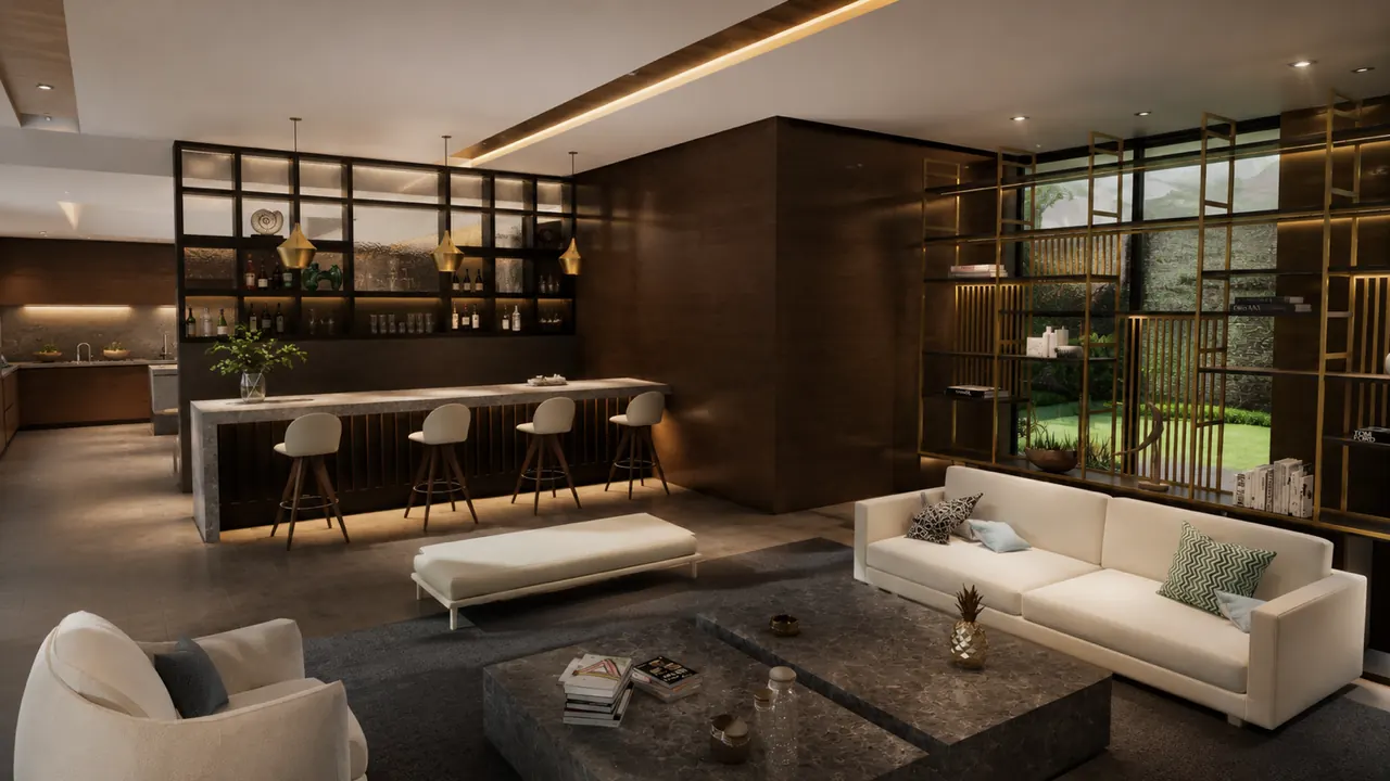 Remodelación de sala realizada por Gemovi Construcción